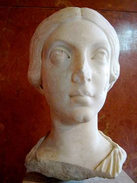 A Roman Woman  ca 235-240 CE Musee du Louvre Paris  